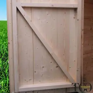 Holzschuppen 1,5x1,5 m Jack For Tools mit Einzelfenstertür 146x146 cm