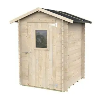 Holzschuppen 1,5x1,5 m Jack For Tools mit Einzelfenstertür 146x146 cm