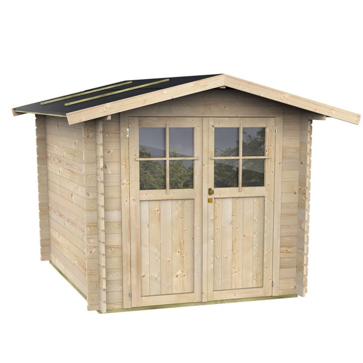 Gerätehaus Willa 1 aus Holz, Doppeltür mit Fenster, 215 x 180 cm