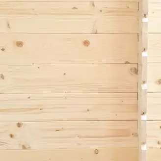 Holzschuppen 2x2,5 für Wagenheber mit Doppelfenstertür 198x248 cm