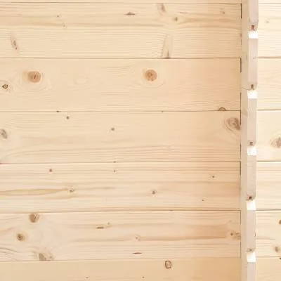 Holzschuppen 2x2,5 für Wagenheber mit Doppelfenstertür 198x248 cm