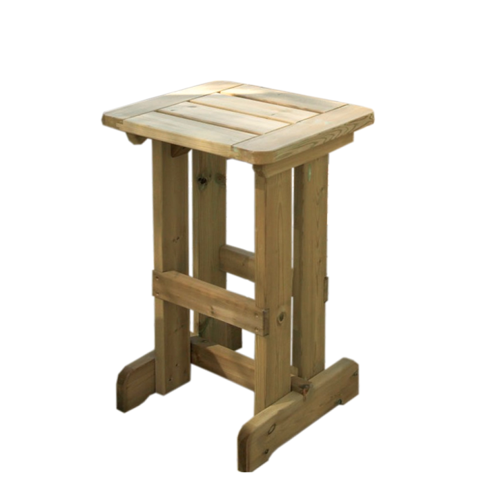 Hoher Gartenhocker aus Holz Rex 40x45x h80 cm