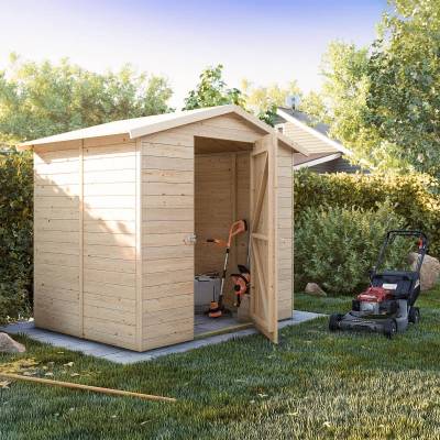 Gartenhaus Lady Small aus Holz, 2 x 1,7 m, individuell konfigurierbar, 19 mm