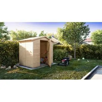 Gartenhaus Lady Small aus Holz, 2 x 1,7 m, individuell konfigurierbar, 19 mm