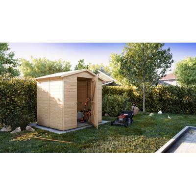 Gartenhaus Lady Small aus Holz, 2 x 1,7 m, individuell konfigurierbar, 19 mm