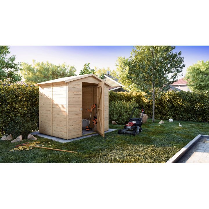 Gartenhaus Lady Small aus Holz, 2 x 2 m, individuell konfigurierbar, 19 mm