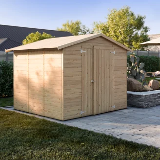 Holzgartenhaus Lady Big 2,5 x 2,5 m, konfigurierbar, Wandstärke 19 mm