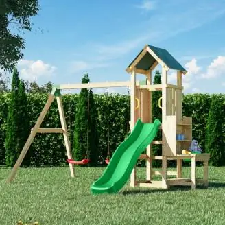 Fungoo Highlight Küche Gartenspielplatz aus Holz mit Kinderküche