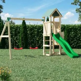 Fungoo Highlight Küche Gartenspielplatz aus Holz mit Kinderküche