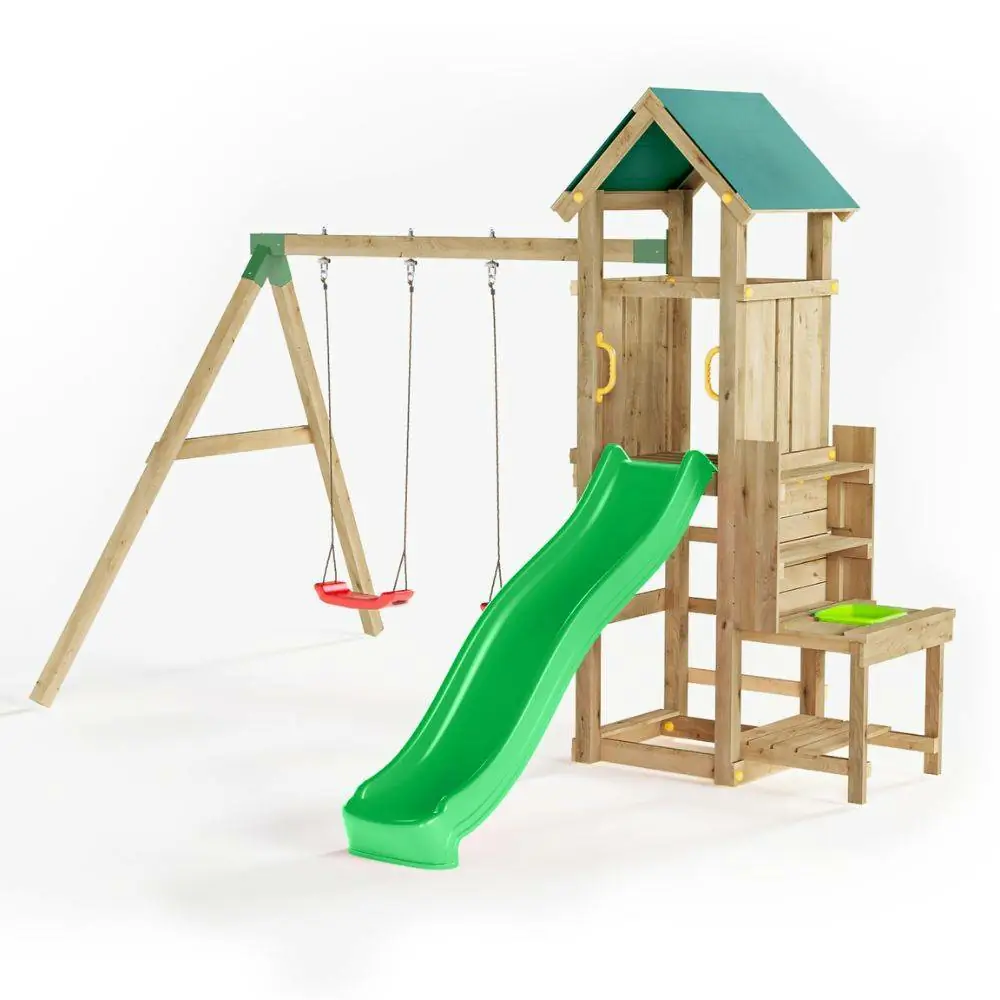Fungoo Highlight Küche Gartenspielplatz aus Holz mit Kinderküche