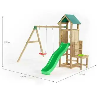 Fungoo Highlight Küche Gartenspielplatz aus Holz mit Kinderküche