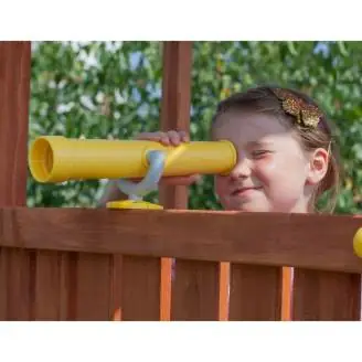 Fungoo MY SPACE XL Kinder-Gartenhaus mit Rutsche