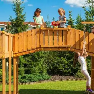 Maxi-Holzset Fungoo SMILE FARM Gartenspielplatz