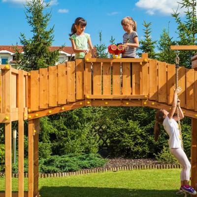 Maxi-Holzset Fungoo SMILE FARM Gartenspielplatz