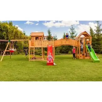 Maxi-Holzset Fungoo SMILE FARM Gartenspielplatz