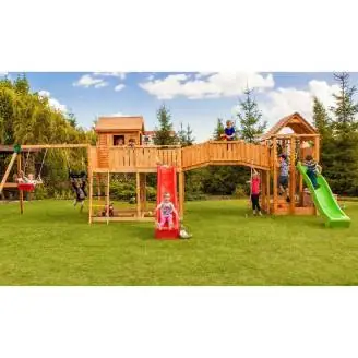 Maxi-Holzset Fungoo SMILE FARM Gartenspielplatz