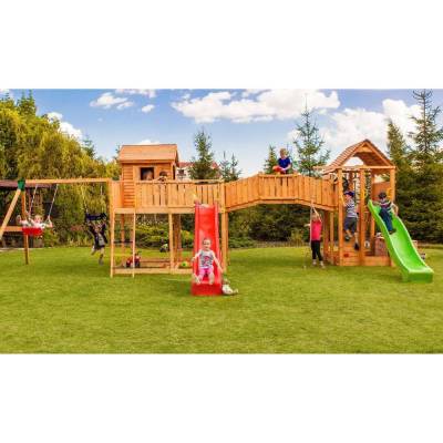 Maxi-Holzset Fungoo SMILE FARM Gartenspielplatz