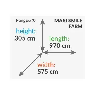 Maxi-Holzset Fungoo SMILE FARM Gartenspielplatz