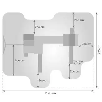 Maxi-Holzset Fungoo SMILE FARM Gartenspielplatz