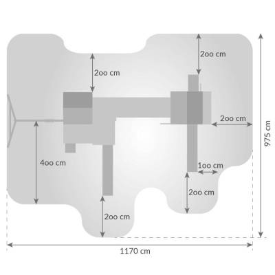 Maxi-Holzset Fungoo SMILE FARM Gartenspielplatz