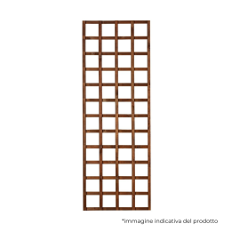 Rankgitter Hortus aus Holz für außen, kastanienbraun, 60 x 180 cm