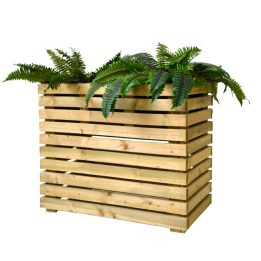 Flora Pflanzgefäß 83 x 31 x H 70 cm aus autoklaviertem Holz