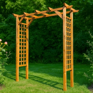 Pergola für Rosen 210x49x220 cm | Kesseldruckimprägniertes Nadelholz