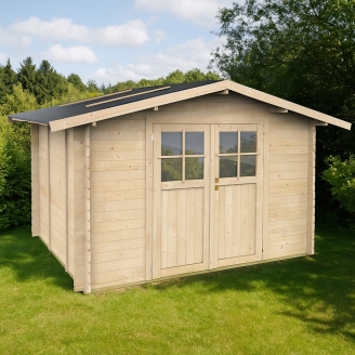 Holzschuppen - Holzgeräteschuppen Willa 3x2,5 mit Po...