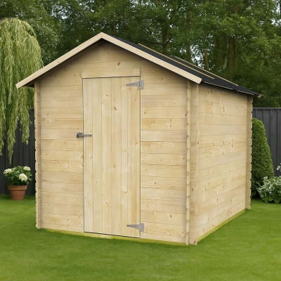 Holzhäuser - Franco 178X218 cm Gartenholzhaus mit...
