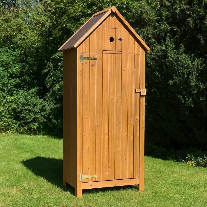Outdoor-Holzschrank Useful 3 - 77x54x179 cm