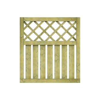 Gartentor aus Holz 100x90 cm – vormontiertes Modul