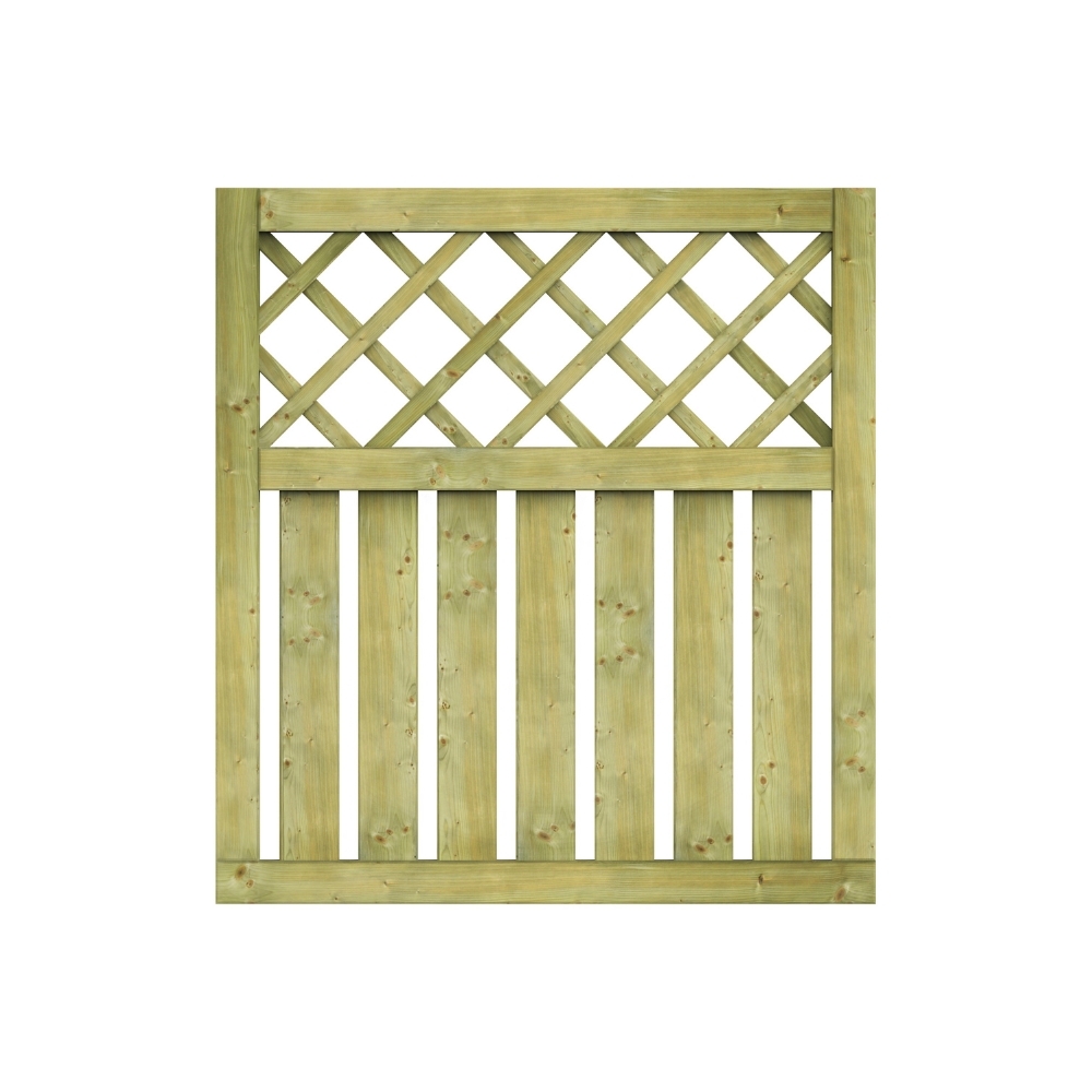 Gartentor aus Holz 100x90 cm – vormontiertes Modul