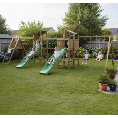 Autoklavierter Holzspielplatz Playland BigFun TGG Play