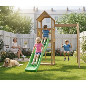 Autoklavierter Holzspielplatz Woody Band TGG Play
