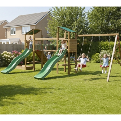 Autoklavierter Holzspielplatz Playland SunFest TGG Play