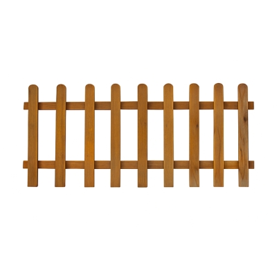 Holzsichtschutz Orion gerade 180x90 cm aus druckimprägniertem Kiefernholz, Nussbaumfarben