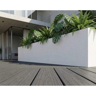 WPC-Terrassendiele Zeus Grau 2,5×14×220 cm