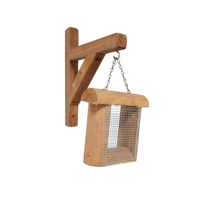 Vogelfutterstation Sparrow aus Nadelholz 7 x 19 x 19 cm