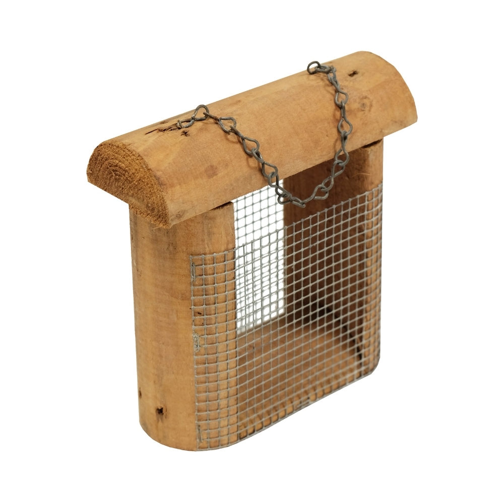 Vogelfutterstation Sparrow aus Nadelholz 7 x 19 x 19 cm