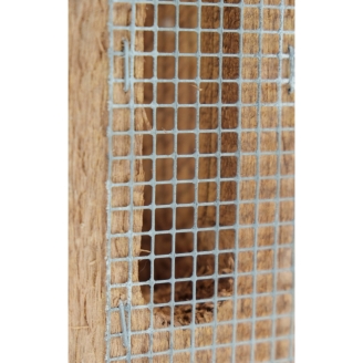 Vogelfutterstation Finch aus Nadelholz 10,5 x 10,5 x 18,5 cm