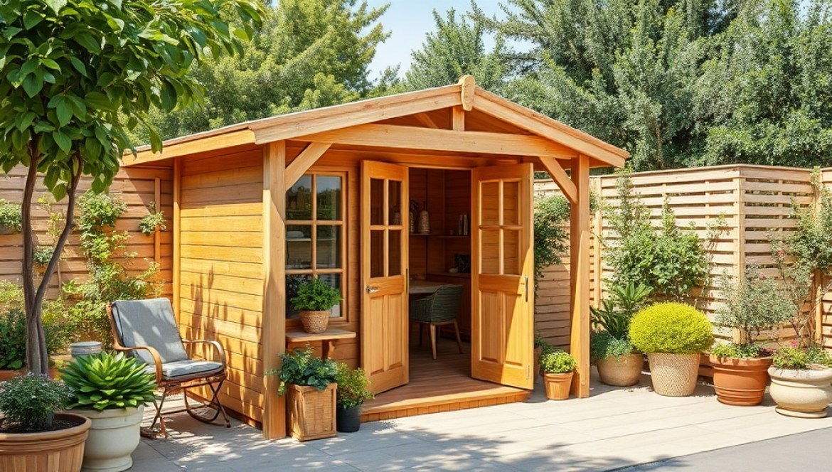 Gartenhaus: Platten, Blockhaus oder Nut-Feder