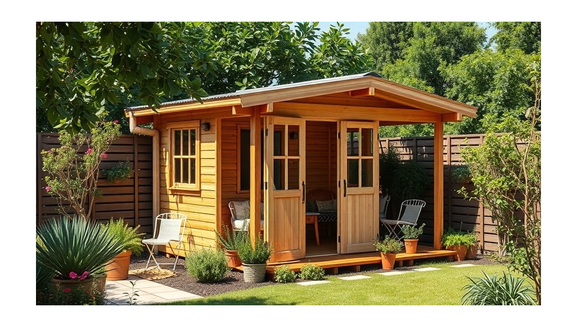 Gartenhaus aus Holz aufbauen – Schritt für Schritt