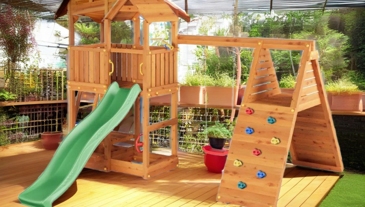 Holzspielplatz für Kinder: Sicherheit & Normen