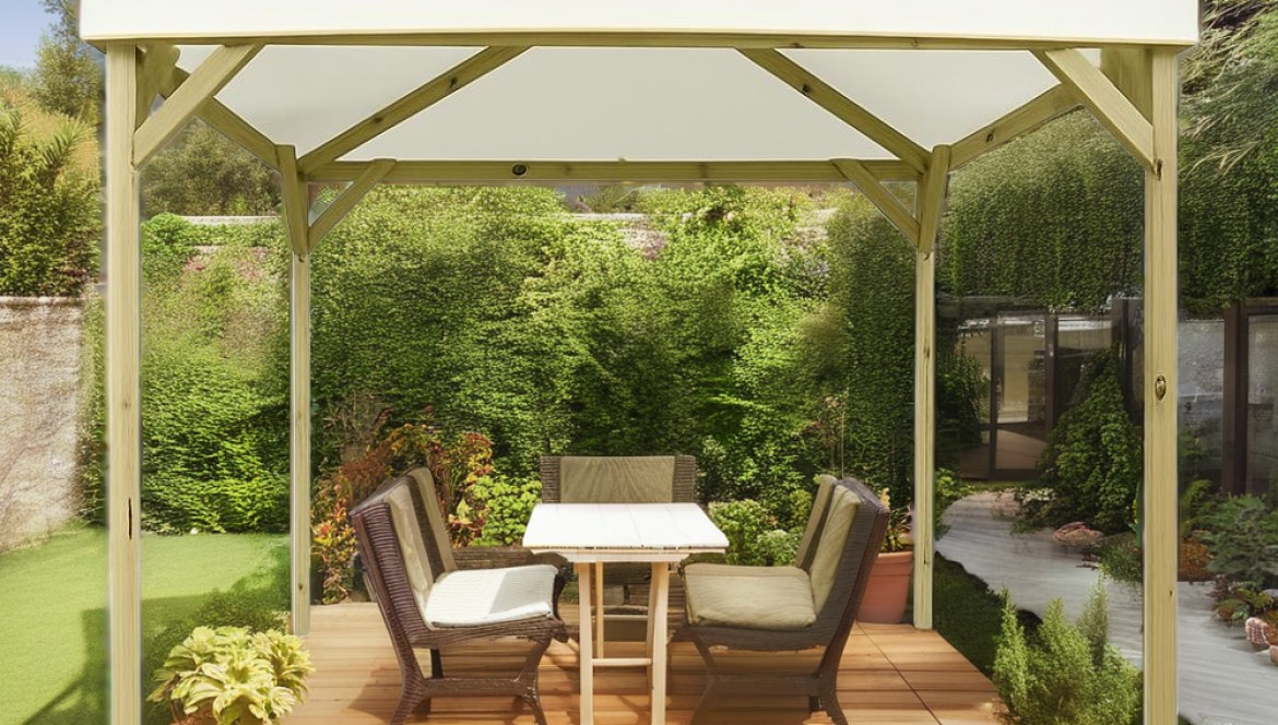 Holzpergola & Pavillon im Herbst schützen